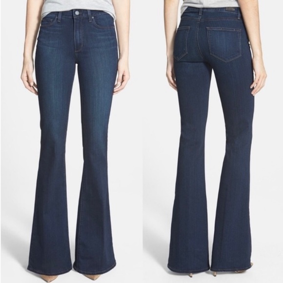 PAIGE Transcend Bell Canyon High Waist Flare Jeans - Picture 8 of 9